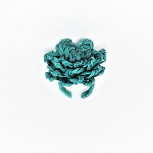 Iraca Palm Ring Turquoise